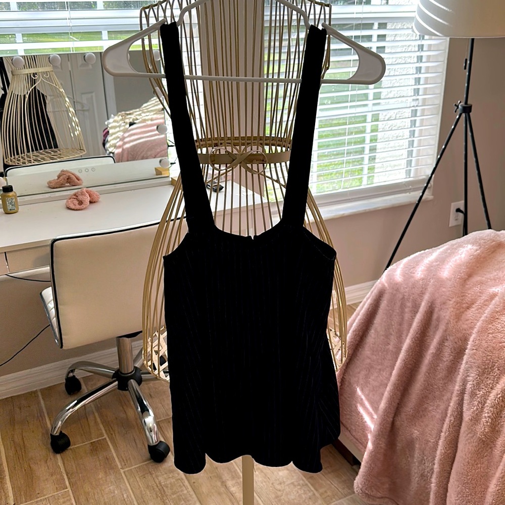 Girls suspender-overall dress